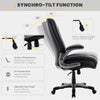 High Backrest Administrative Office Desk and Chair