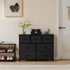 Bedroom Desser With 7 Fabric Drawers Storage Organizer Cabinet