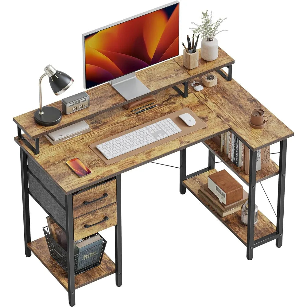 Office Desk with Monitor Bracket