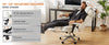 Office Chair with Footstool and Armrests