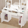 Dressing Table with LED Illuminated Mirror and Power Socket