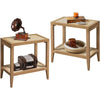 Side Table, Rattan Bar Coffee Table Set