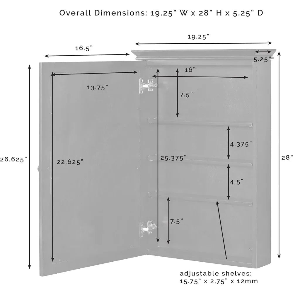 Furniture Mirror Bathroom Wall Cabinet