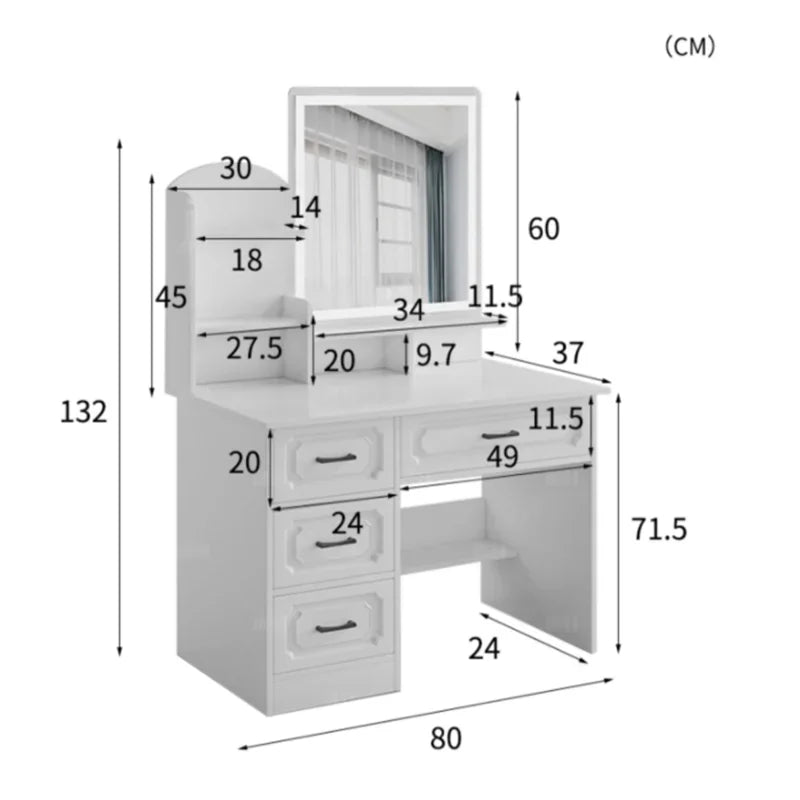 Dressing Table with Mirror