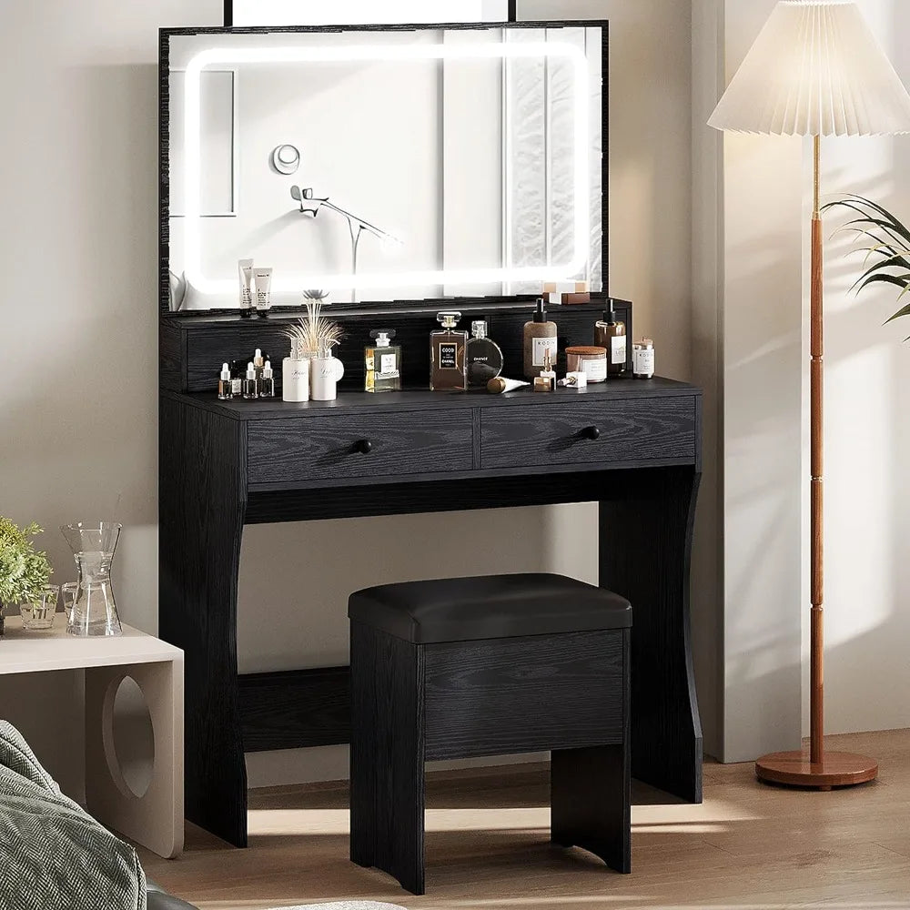 Dressing Table with LED illuminated Mirror