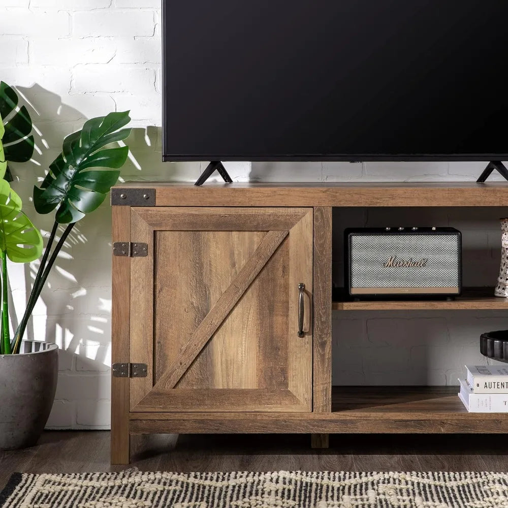 TV table with 2 Adjustable Shelves