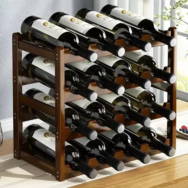 Wine Bottle Storage Rack Cabinet