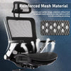 Office Chair with Headrest and 4D Flip Armrest