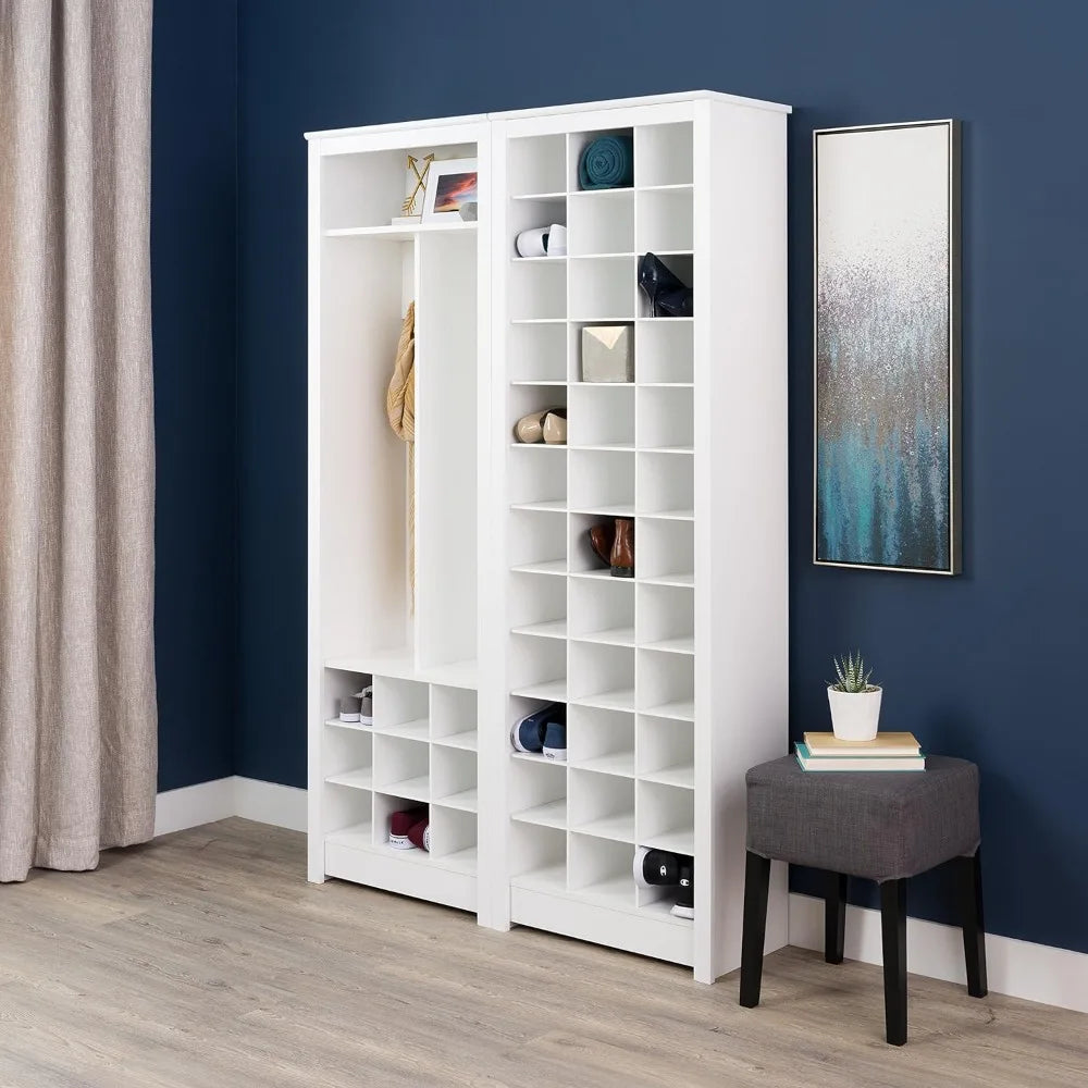 Shoe, Elegant White Shoe Cabinet