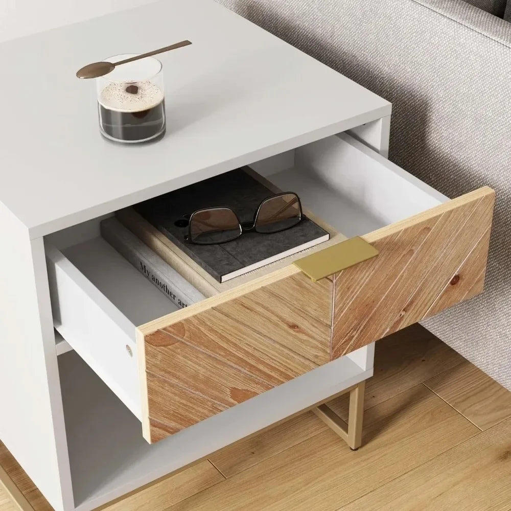 Small Side Coffee Table with Storage Space