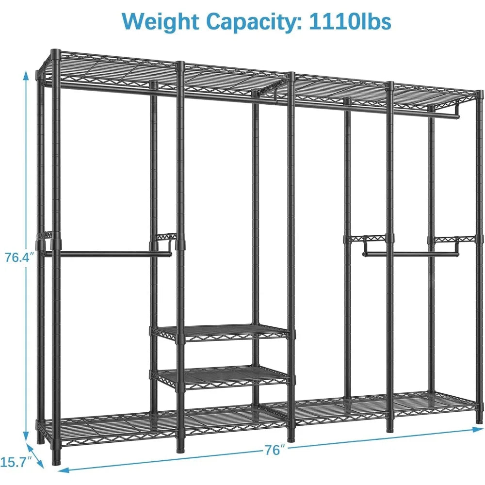 Wardrobe, Metal Hanger, Heavy-duty Cabinet