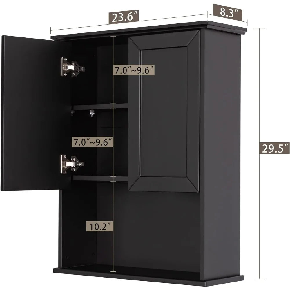 Bathroom Storage Cabinet with 2 Doors