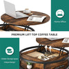 Circular Lifting Countertop Coffee Table