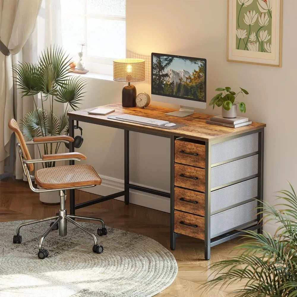 Office Desk with 4 drawers and storage Space