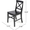 Acacia Wooden Dining Chair in the Farmhouse