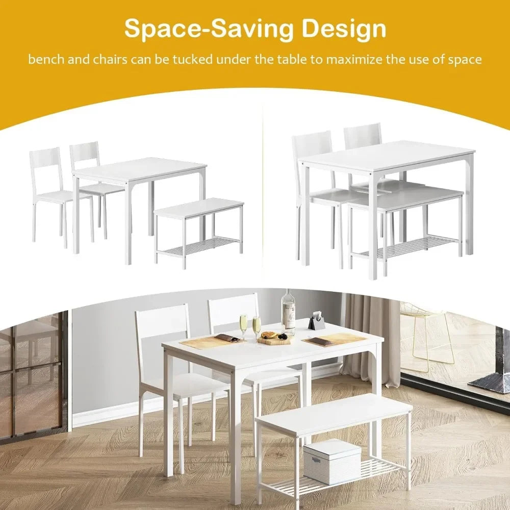 4 Person Dining Table Set