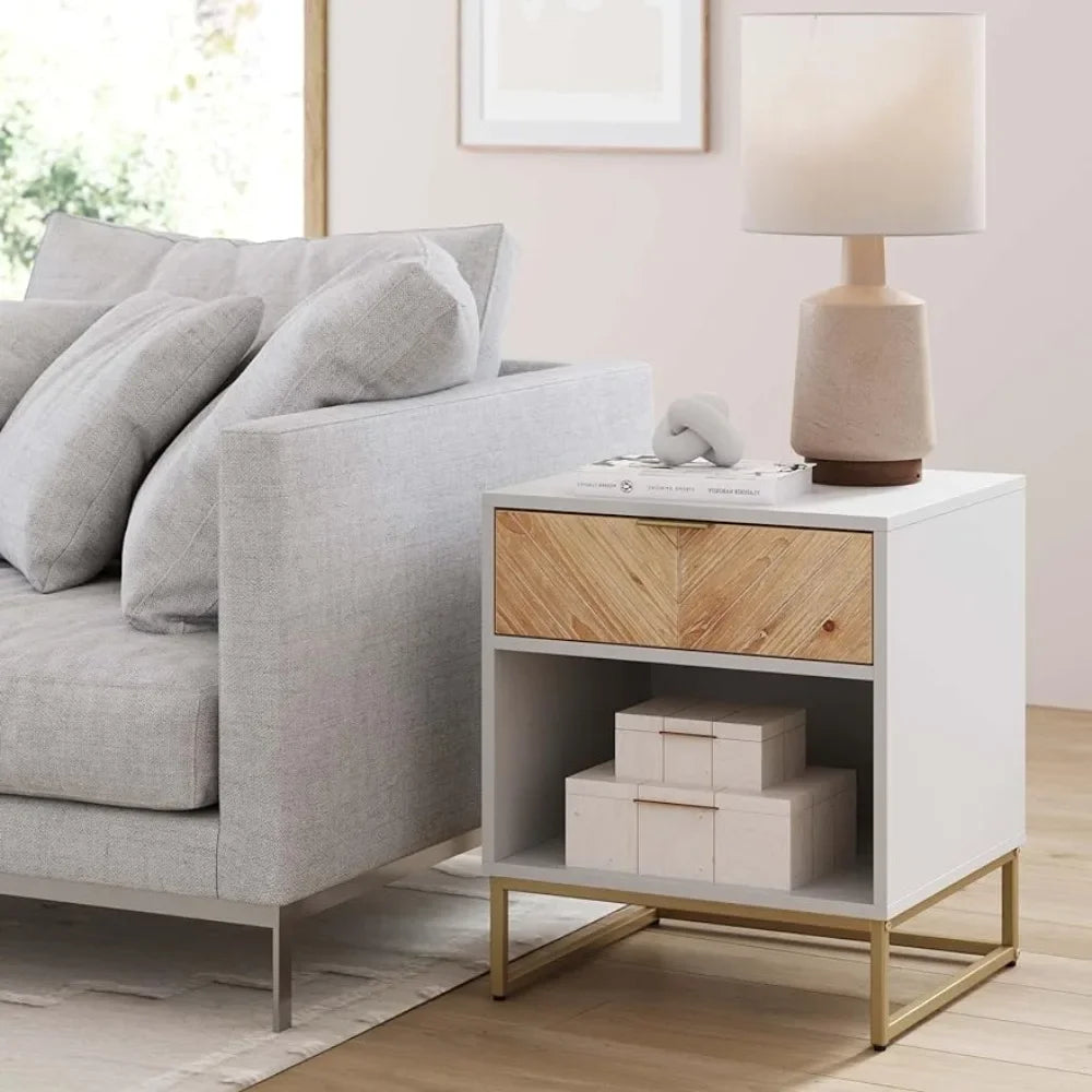 Small Side Coffee Table with Storage Space