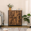 Living Room Storage Cabinet with 2 Doors and 1 Shelf