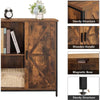 Living Room Storage Cabinet with 2 Doors and 1 Shelf