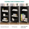 Mobile Wooden File Bookshelf