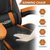 Ergonomic Gaming Chair with PU Leather – Headrest & Lumbar Support, Racing Style Office Desk Chair