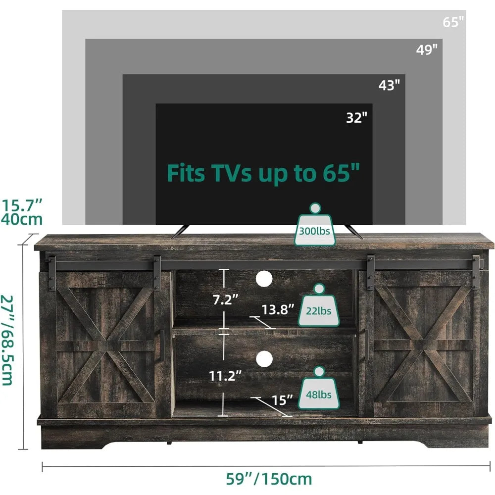 Suitable for 65/60/55 inch TV Table