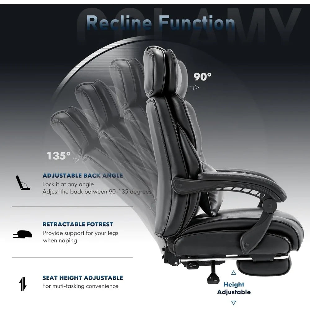 Office Chair with Lumbar Support Pillow