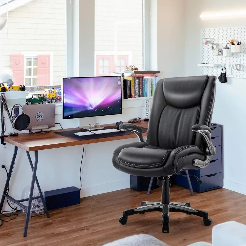 High Backrest Administrative Office Desk and Chair