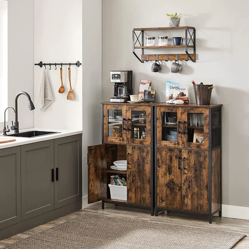 Storage Cabinet with Door and Adjustable Shelf