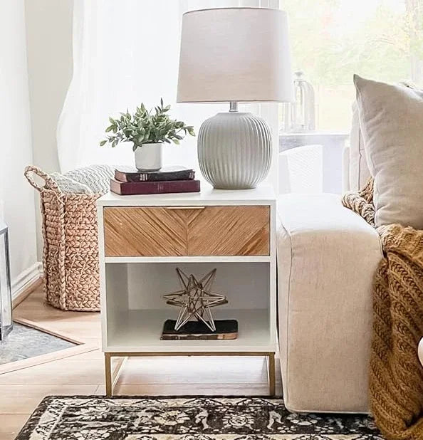 Small Side Coffee Table with Storage Space