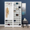 Shoe, Elegant White Shoe Cabinet