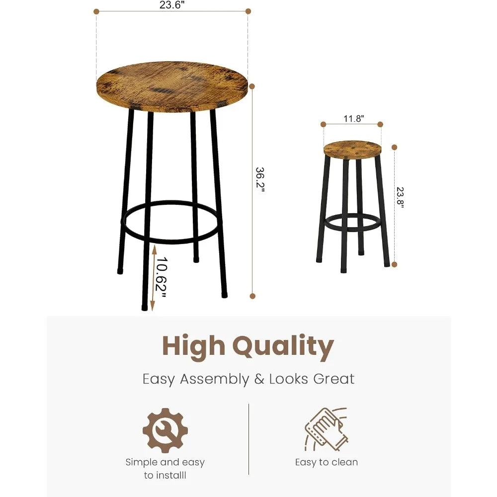 Dining Table, 3-piece Bar Cutlery Set