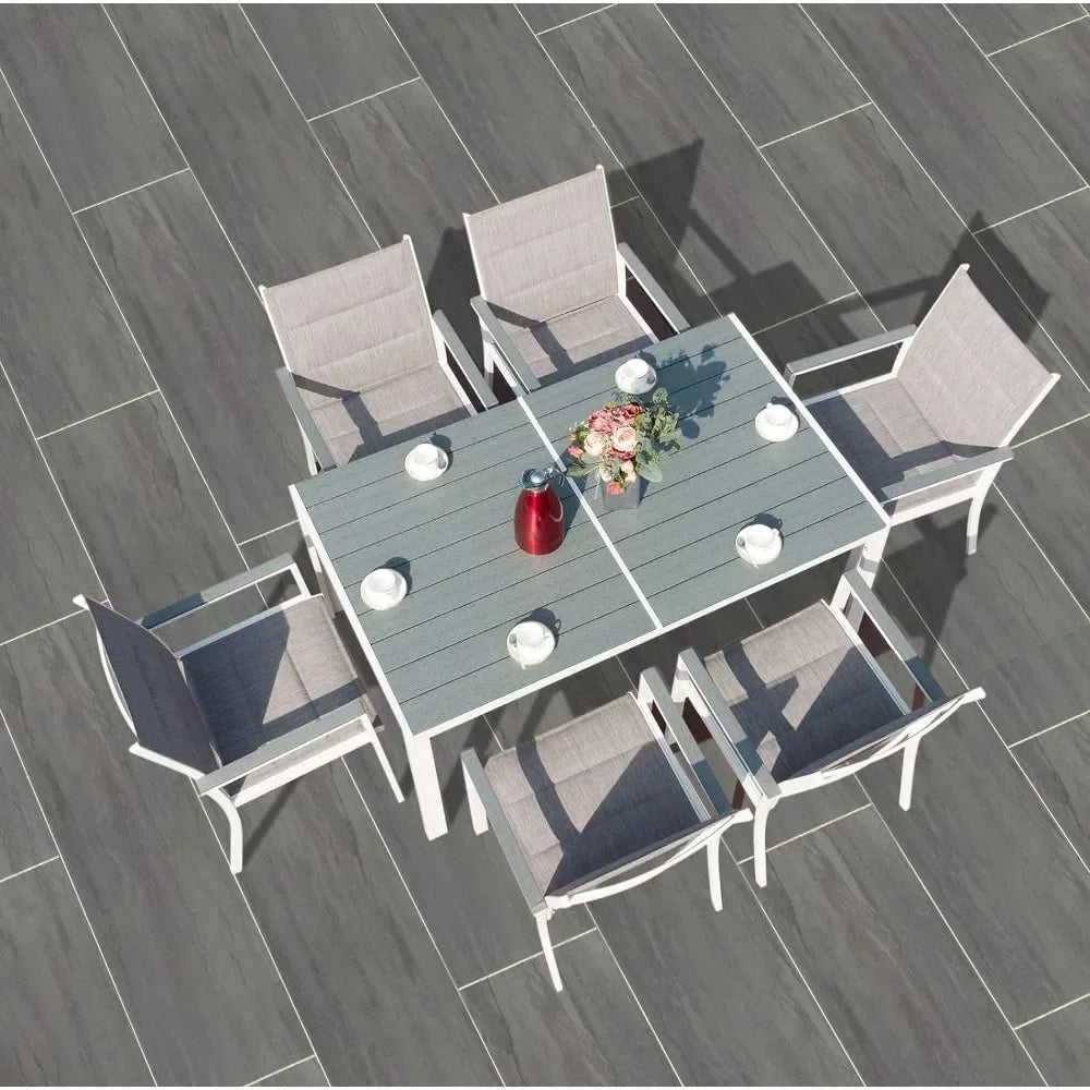 Outdoor Patio Dining Set for 6 Person