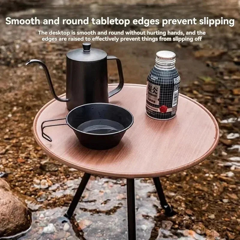 Outdoor Small Round Table – Ultra Lightweight Portable Camping, Picnic, Garden, Coffee & Dining Table