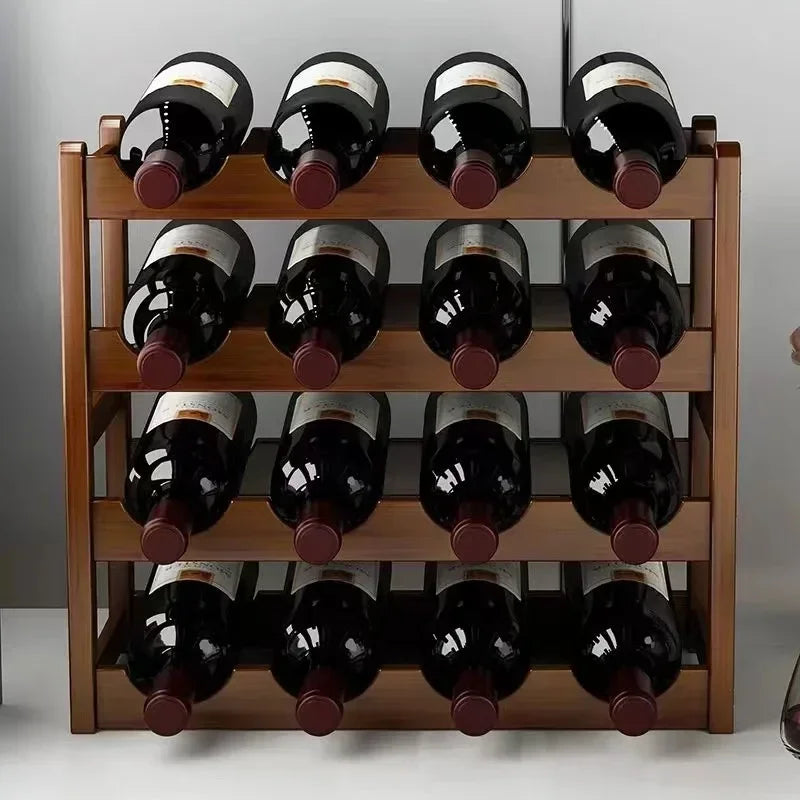 Wine Bottle Storage Rack Cabinet