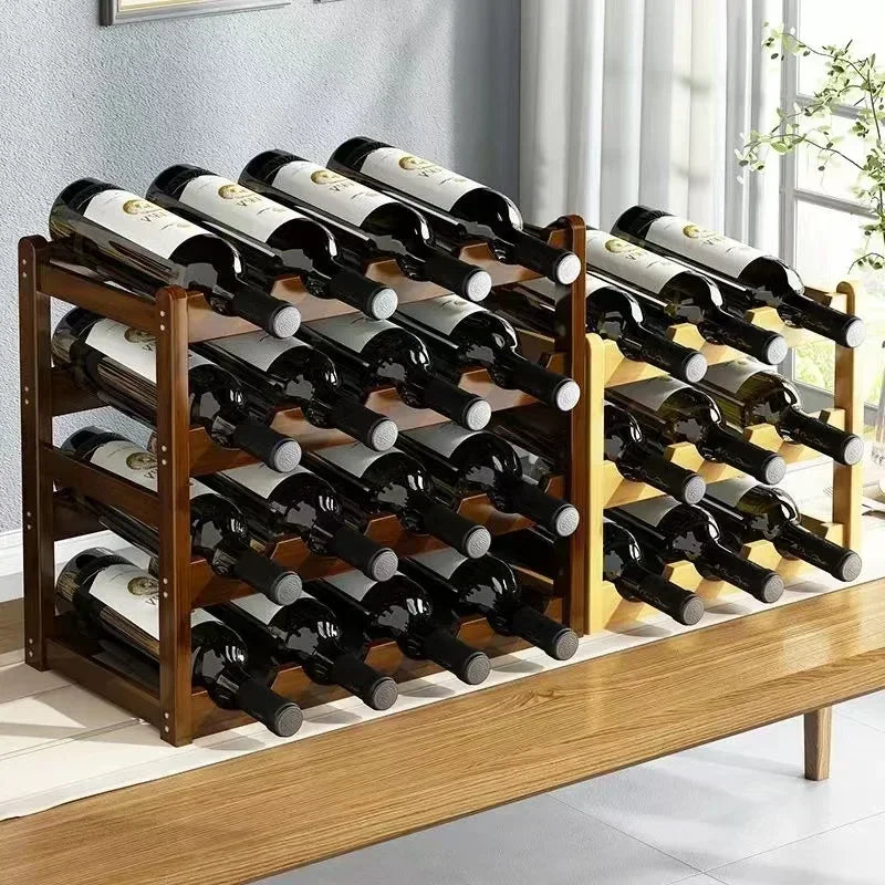 Wine Bottle Storage Rack Cabinet