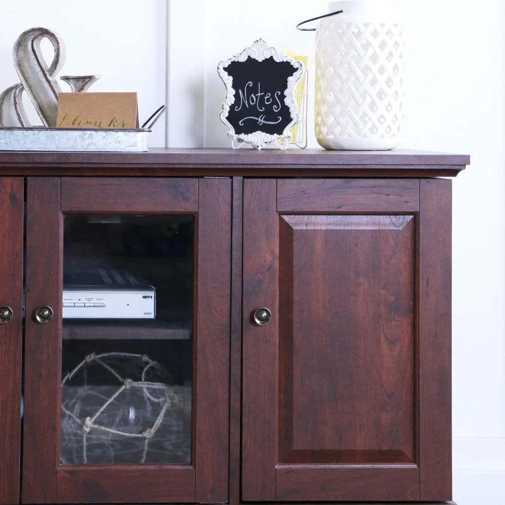 Wooden Universal TV Table with Storage Cabinet