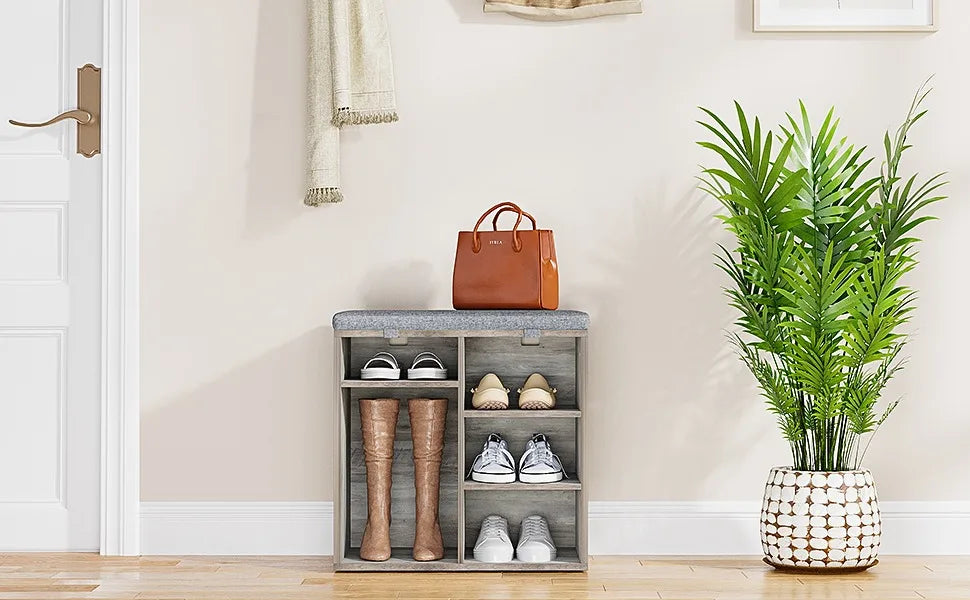 Shoe Rack with Adjustable Shelves