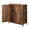 Living Room Storage Cabinet with 2 Doors and 1 Shelf