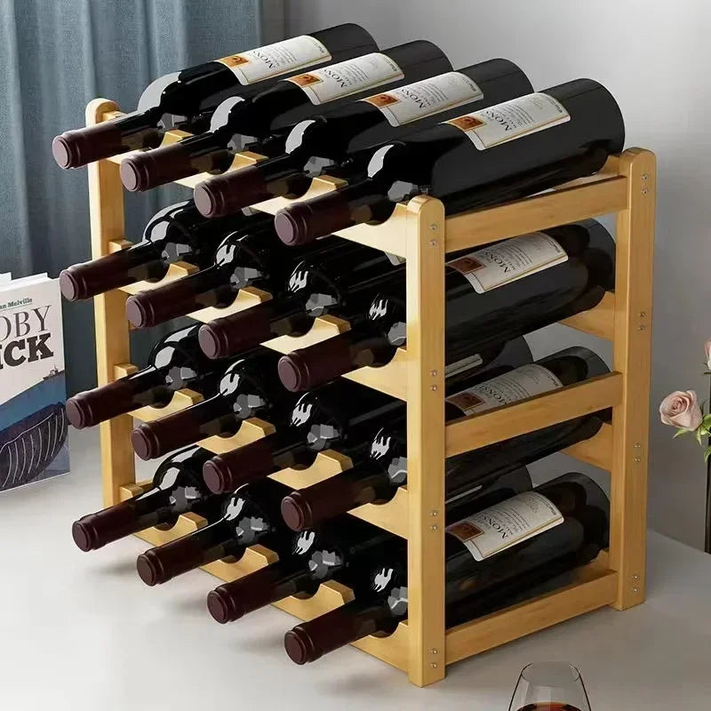 Wine Bottle Storage Rack Cabinet