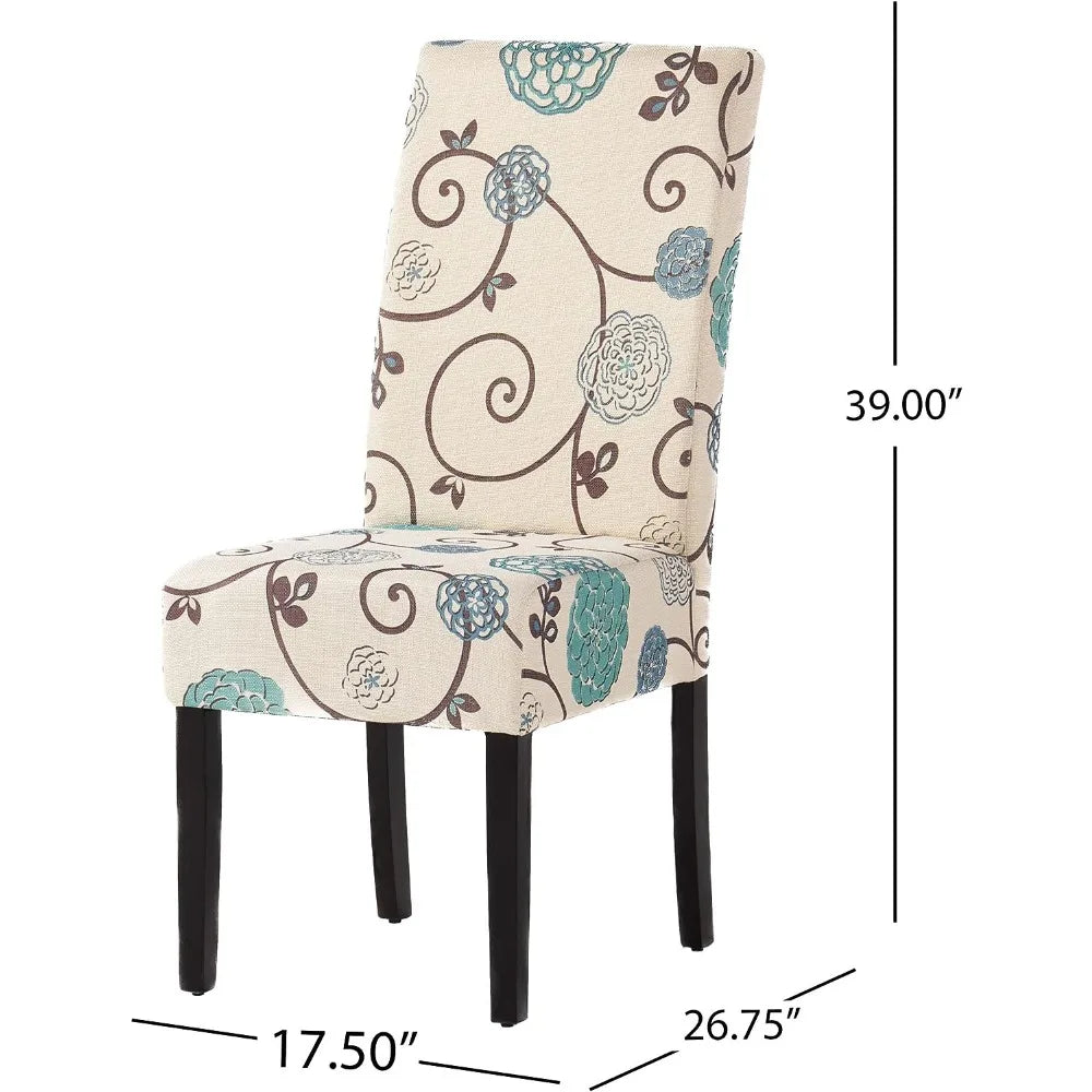 Modern Fabric Dining Chair (set of 2)