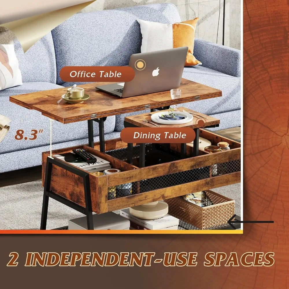 Three in One Elevating Coffee Table