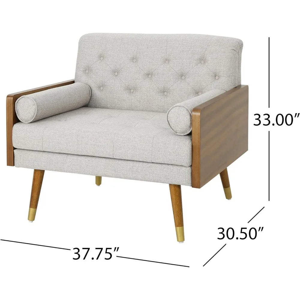 Modern Fabric Club Sofa Chair